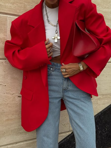 ARLETA BLAZER RED